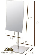 Hamilton Hills Table Top Mirror Stand - 5X Magnified Silver Polished B06XF8P5ZZ - Brand New