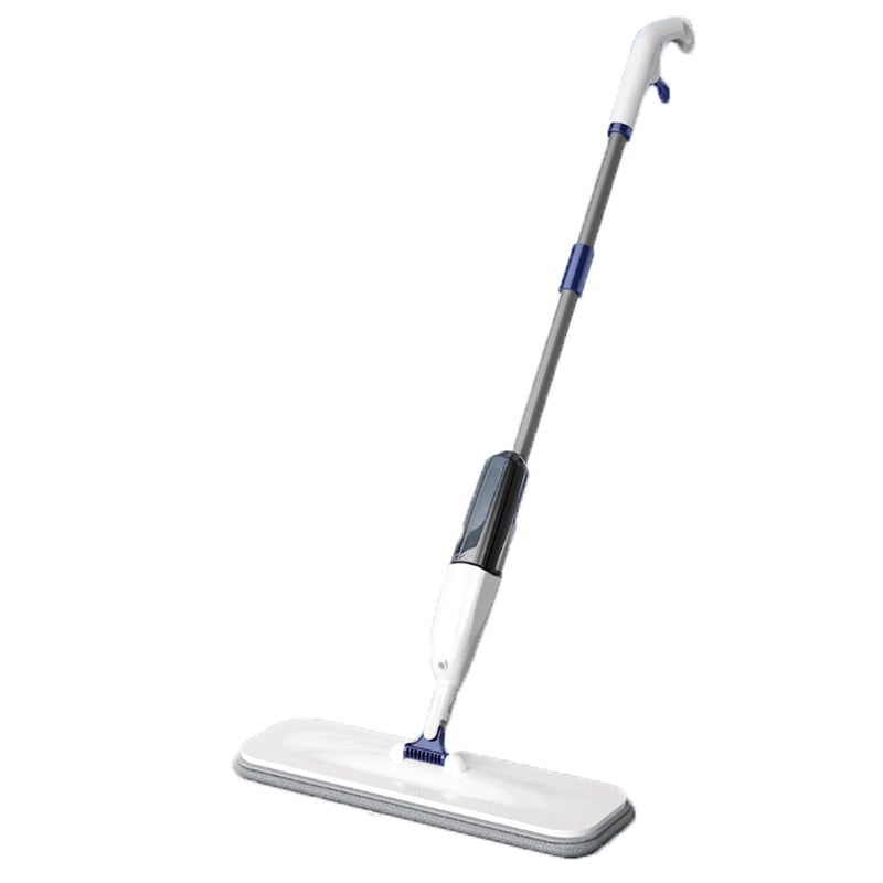 QXMIGEUL SPRAY WET MOPS FOR FLOORS MICROFIBER DUST - DARK BLUE/WHITE - Like New