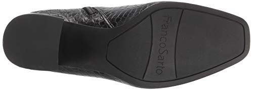 FRANCO SARTO WOMENS TRIBUTE KNEE HIGH HEELED BOOT BLACK CROCCO SIZE 6.5 - Like New