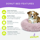 Zampa Pets Calming Dog Bed size with dimensions Round Donut Bed for Extra Small - Brand New