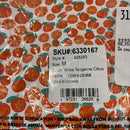 LANDS' END WOMEN'S LONG SLEEVE 50 RASH GUARD - SIZE: M - WHITE TANGERINE CITRUS - Brand New