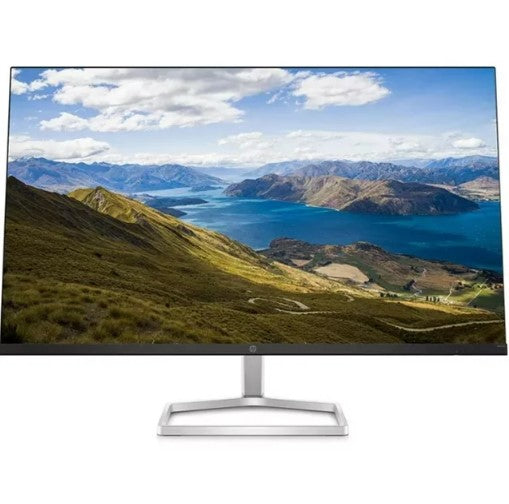 HP 27" Full HD IPS Computer Monitor, AMD FreeSync M27fe - BLACK - Scratch & Dent