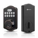 Solity Smart Deadbolt Keypad Entry Auto Lock 100 CustomCodes - OilRubbedBronze - Like New