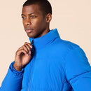 AMAZON ESSENTIALS MENS MOCK NECK HEAVYWEIGHT PUFFER COAT SIZE - XL - BLUE - Brand New