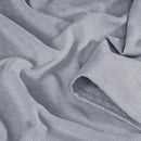 BK6386GYKG-4500 Vince Camuto Classic 100% Basket Woven Cotton King Blanket Gray - Like New