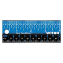 Victor Easy Read Stainless Steel Ruler, Standard/Metric, B00KTZ78X8 - Blue - Brand New