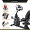 CIRCUIT FITNESS RECUMBENT MAGNETIC EXERCISE BIKE AMZ-587R - BLACK - Like New