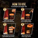 The Ultimate Whiskey Smoker Kit with Torch, Whiskey Stones & Display Stand - Like New