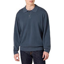 AMAZON ESSENTIALS MEN'S RELAXED FIT KNIT POLO SWEATER NAVY SIZE L - Brand New