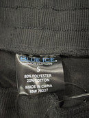 BLUE ICE MEN'S MODERN FIT HEAVYWEIGHT CLASSIC FLEECE JOGGER SWEATPANTS - BLACK - Brand New