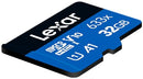LEXAR 4GB HIGH-PERFORMANCE 633X MICROSDXC UHS-I CARD BLUE SERIES - BLUE/WHITE - Like New