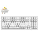 KEYCHRON K4 PRO QMK/VIA LED GAMING KEYBOARD WHITE BACKLIT SWITCH - WHITE - Like New