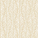 Tempaper White Clay Block Print Leaves Removable Peel and Stick Wallpaper - Brand New