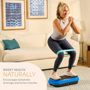 LIFEPRO WAVER MINI VIBRATION PLATE EXERCISE MACHINE REMOTE - BLUE - Like New