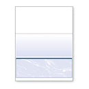 04517 DocuGard Standard Security Check 11 Features 8.5 X 11 500/ream - BLUE - Brand New