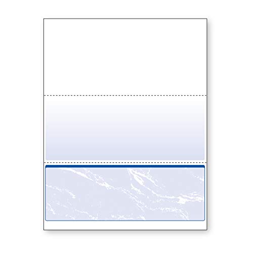 04517 DocuGard Standard Security Check 11 Features 8.5 X 11 500/ream - BLUE - Brand New