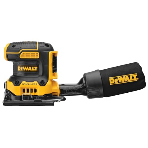 DEWALT 20V MAX XR BRUSHLESS CORDLESS 1/4 VARIABLE SPEED SANDER TOOL ONLY - Like New