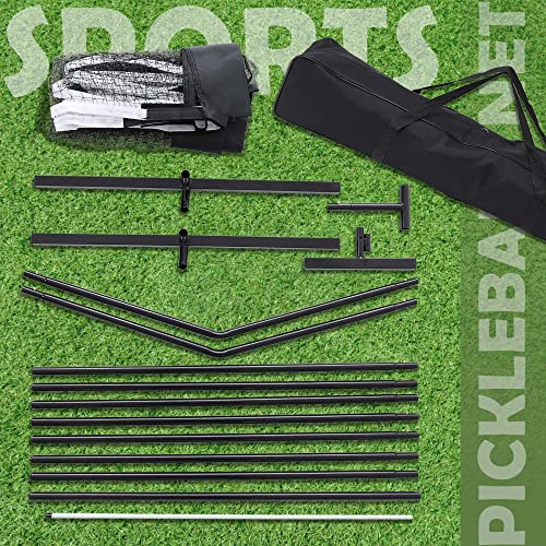 Dulce Dom Pickleball Net Portable Outdoor Court Marking Kit, Carrying Bag - Brand New