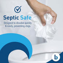 Boardwalk 2-Ply Bulk Toilet Paper Rolls 125 Feet Septic Safe 96 Count B00U93OW02 - Brand New