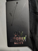 90 DEGREE BY REFLEX MEN'S TERRY HEATHERED HOODIE - SIZE: MEN M - BLACK - Brand New
