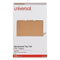 UNIVERSAL UNV16143EE REINFORCED 1/3-CUT TOP TAB KRAFT FILE FOLDERS BROWN - Brand New
