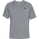 Under Armour Mens Tech 2.0 V-Neck Short-Sleeve T-Shirt Steel/Black S - Brand New