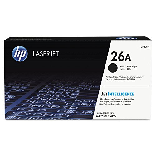 HP 26A Black Toner Cartridge | Works with HP LaserJet Pro M402 Series Like New