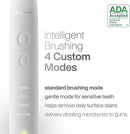 AquaSonic VIBE series Ultra Whitening Electric Toothbrush AS-TBSH-WH - WHITE - Like New