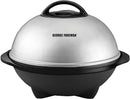 George Foreman GGR50B 12+ Servings Indoor Outdoor Electric Grill - Silver - Like New