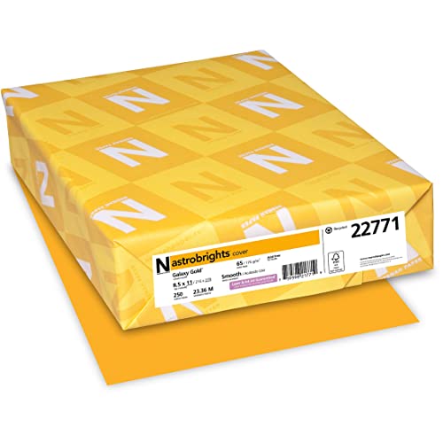 NEENAH WAUSAU PAPER ASTROBRIGHTS COLORED CARD STOCK, 65 LB, - Scratch & Dent