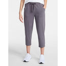 ATHLETIC WORKS WOMEN'S KNIT CAPRI PANTS - SIZE: WOMEN 2XL - GRAY ASH - Brand New