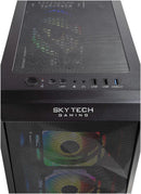 SKYTECH DESKTOP AMD RYZEN 3 3100 GTX 1650 SUPER 8 GB RAM 500 GB SSD - BLACK - Brand New