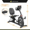 CIRCUIT FITNESS RECUMBENT MAGNETIC EXERCISE BIKE AMZ-587R - BLACK - Like New