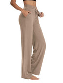 Sarin Mathews Womens Yoga Sweatpants Wide Leg High Waisted Lounge Pajamas Pants - Brand New