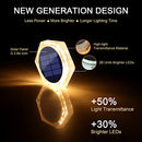 YILAIE SOLAR DECK LIGHTS OUTDOOR (4 PACK) - WARM WHITE - Like New