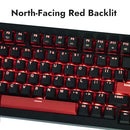 LEMOKEY X4 QMK WIRED MECHANICAL KEYBOARD RED BACKLIGHT KEYCHRON RED SWITCH BLACK - Like New
