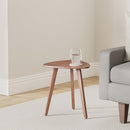 MH London Tri Pin Side Table Handmade Natural Mango Wood - Wandsworth Walnut - Brand New