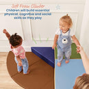 ECR4KIDS SOFTZONE ADVENTURER'S SUMMIT RAMP CORNER CLIMBER EARTHTONE 4 PIECES - Like New