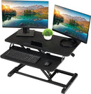 TechOrbits Standing Desk Converter 32" OF-S05-1 - BLACK - Scratch & Dent