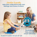 ECR4KIDS SOFTZONE EMOTION PADS WITH MIRROR TRILINGUAL 8-PC CONTEMPORARY MULTI - Like New