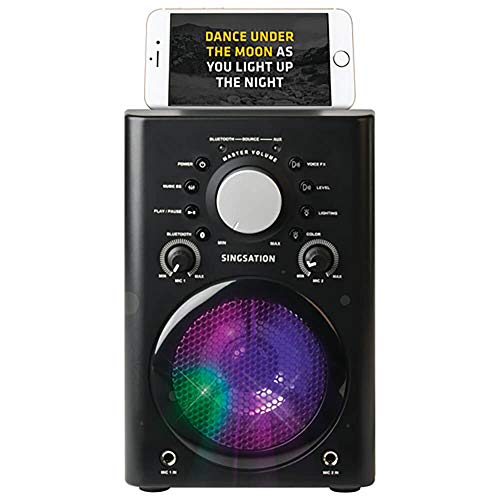 SINGSATION KARAOKE MACHINE FULL KARAOKE SYSTEM ADULTS KIDS WIRELESS - BLACK - Like New