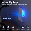 DFAGIE Fly Trap Indoor (1 Device + 5 Glue Cards), Plug-in, Mosquito, White - Like New