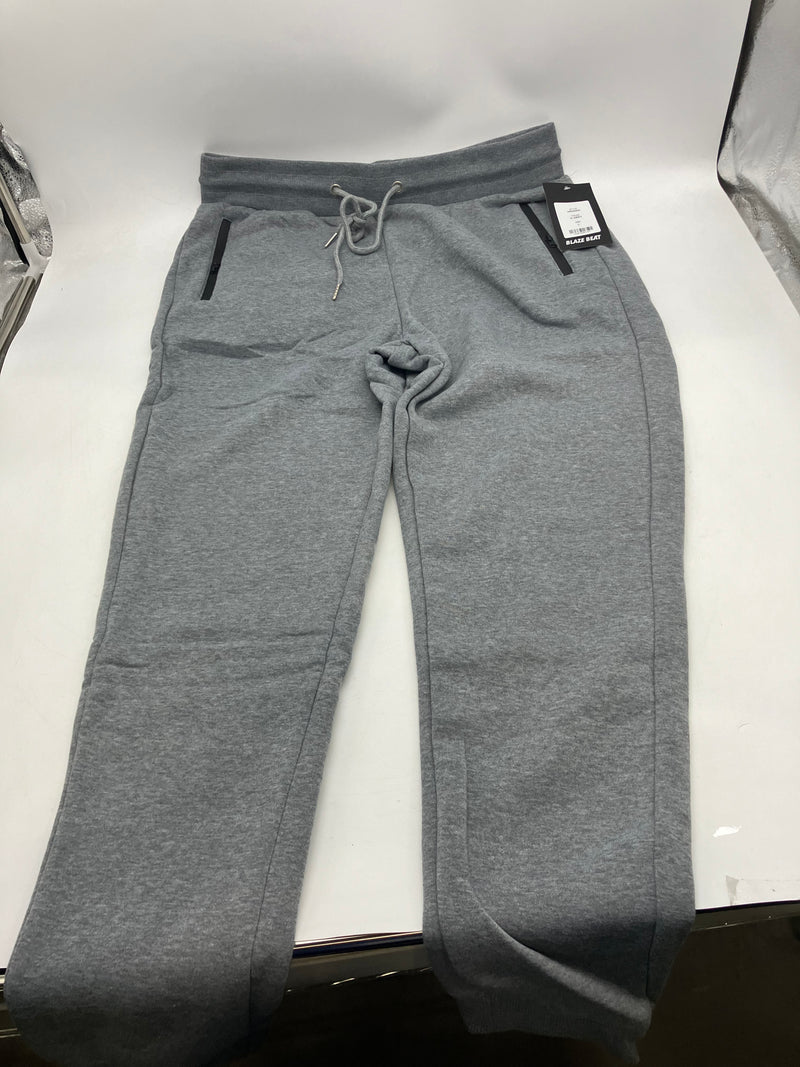 BLAZE BEAT SWEATPANTS WITH THREE POCKETS - SIZE LARGE - GRAY - HR24005 - Brand New