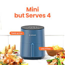 NUTRICOOK AIR FRYER 3.5 QUART COMPACT AFM033KUS - BLACK - Like New