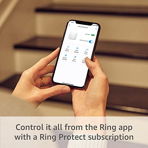 RING ALARM MOTION DETECTOR PET-FRIENDLY SECURITY 90° COVERAGE 25FT 4SP1SZ-0EN0 - Like New