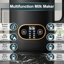 ARCMIRA 8 IN 1 NUT MILK MAKER MACHINE 35OZ SOY MILK MAKER 8 BLADES - BLACK - Like New