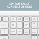LOGITECH SIGNATURE SLIM K950 WIRELESS KEYBOARD SLEEK QUIET TYPING - WHITE - Like New
