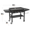 Blackstone 1554 36” Omnivore Griddle Folding Side Shelves - BLACK - Like New