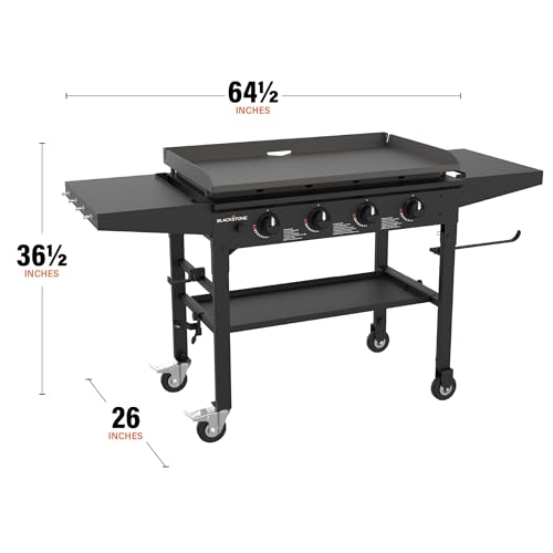 Blackstone 1554 36” Omnivore Griddle Folding Side Shelves - BLACK - Like New