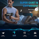 GVBER MASSAGE GUN, MASSAGE GUN DEEP TISSUE, HANDHELD BACK MASSAGER, GREY - Like New